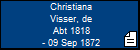 Christiana Visser, de