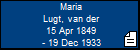 Maria Lugt, van der