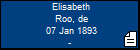 Elisabeth Roo, de
