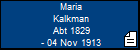 Maria Kalkman