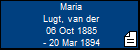 Maria Lugt, van der