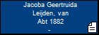 Jacoba Geertruida Leijden, van