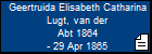 Geertruida Elisabeth Catharina Lugt, van der