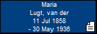Maria Lugt, van der