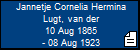 Jannetje Cornelia Hermina Lugt, van der