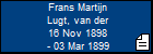 Frans Martijn Lugt, van der