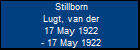 Stillborn Lugt, van der