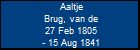 Aaltje Brug, van de