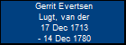 Gerrit Evertsen Lugt, van der