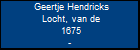 Geertje Hendricks Locht, van de