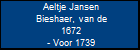 Aeltje Jansen Bieshaer, van de