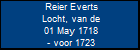 Reier Everts Locht, van de