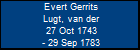 Evert Gerrits Lugt, van der