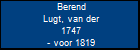Berend Lugt, van der