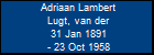 Adriaan Lambert Lugt, van der