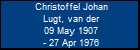 Christoffel Johan Lugt, van der