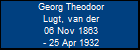 Georg Theodoor Lugt, van der