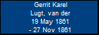 Gerrit Karel Lugt, van der