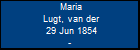 Maria Lugt, van der