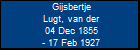 Gijsbertje Lugt, van der
