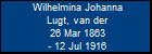 Wilhelmina Johanna Lugt, van der