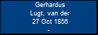Gerhardus Lugt, van der