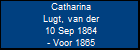 Catharina Lugt, van der