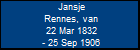 Jansje Rennes, van