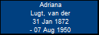Adriana Lugt, van der
