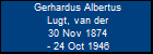 Gerhardus Albertus Lugt, van der