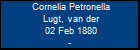 Cornelia Petronella Lugt, van der