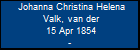 Johanna Christina Helena Valk, van der