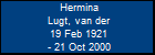 Hermina Lugt, van der