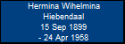 Hermina Wihelmina Hiebendaal