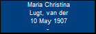 Maria Christina Lugt, van der