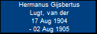 Hermanus Gijsbertus Lugt, van der
