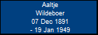 Aaltje Wildeboer