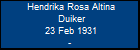 Hendrika Rosa Altina Duiker