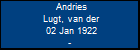 Andries Lugt, van der