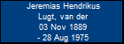 Jeremias Hendrikus Lugt, van der