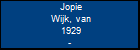 Jopie Wijk, van