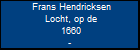 Frans Hendricksen Locht, op de