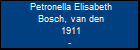 Petronella Elisabeth Bosch, van den